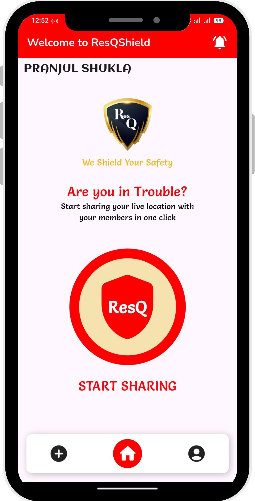 ResQShield App Preview